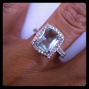 Engagement topaz ring td #2